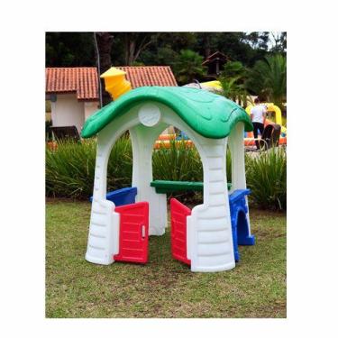 Imagem de Casinha de Brinquedo e Boneca Freso Petit Standard Simples TETO VERDE