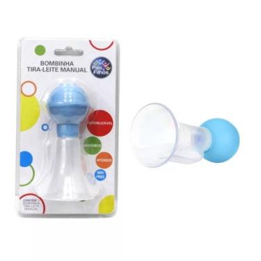 Imagem de Extrator Bombinha Manual Tira Leite Azul - Pais E Filhos - Pais & Filh