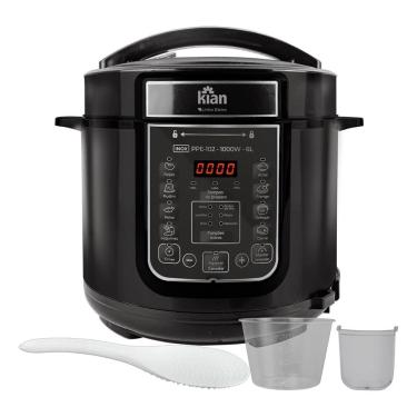 Imagem de Panela de Pressão Elétrica PPE-102 6 Litros Prfeto Kian 220v