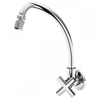 Imagem de Torneira de Parede para Cozinha 1156J30 1/4 de Volta Japi Cromado