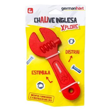 Imagem de Chauve Inglesa Para Cães - Brinquedo Interativo E Estimulante Em Formato De Ferramenta
