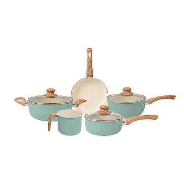 Imagem de Conjunto Panelas 5 Peças Antiaderente Ideal para Cozinhar sem Grudar A