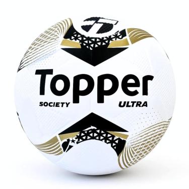 Imagem de Bola de Futebol Society Topper Ultra Colagem Dupla Oficial-Unissex