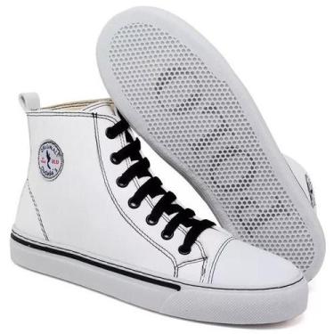 Imagem de Tênis Feminino Star Cano Alto Casual Basico de Amarrar Classico All Co