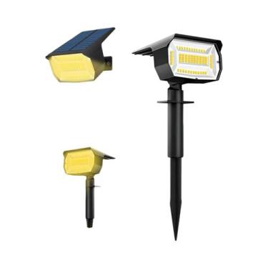 Imagem de Refletores Solares Para Jardim 72/68 LED IP65 À Prova d'Água Com 3 Mod
