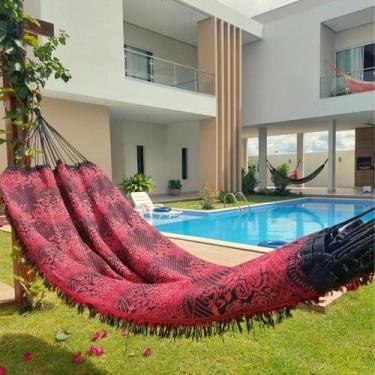 Imagem de Rede De Dormir Descanso Casal e Solteiro Indiana Gigante Toda Reforçad