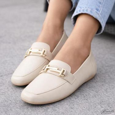 Imagem de Mocassim Feminino Tamanho Especial 41 ao 44 Bico Quadrado Confortável 