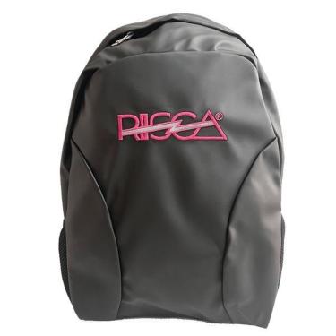 Imagem de MOCHILA EMBORRACHADA RISCA PRETO/PINK PV25 9076-Unissex