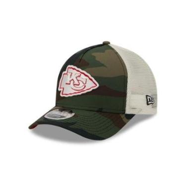 Imagem de BONE NEW ERA 9FORTY M-CROWN A-FRAME KANSAS CITY CHIEFS NFL SALUTE SERVICE 2025 MILITAR-...