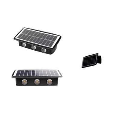 Imagem de Luminária De Parede Solar LED De Alta Luminosidade Para Exterior, Deco