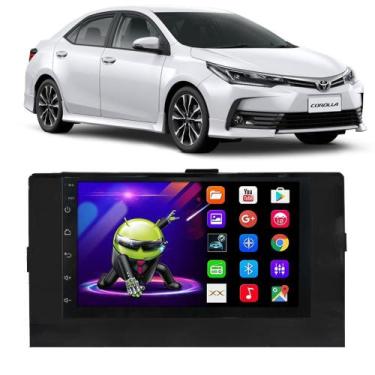 Imagem de Kit Central Multimídia Android Toyota Corolla 2018 2019 7 Polegadas GP