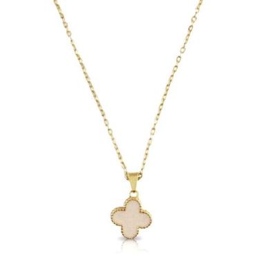 Imagem de Colar Choker Gargantilha Trevo Folheado a Ouro 18k Virgínia - Jady Joi