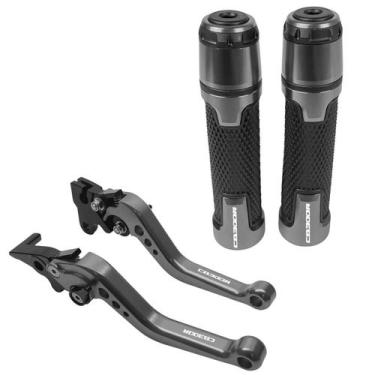 Imagem de Kit Manete Manopla Esportivo Cb300r Gravado A Laser - Special Levers, 
