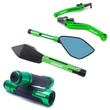 Imagem de Manete Manopla Retrovisor Crosser 150 Disco Gravado a laser - NoBrand,