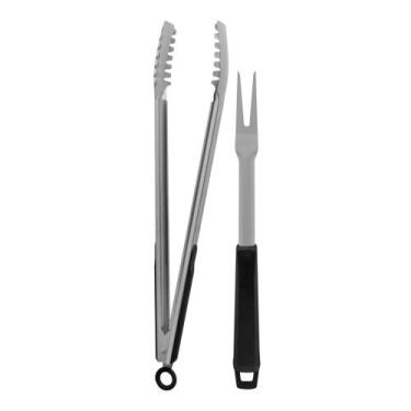 Imagem de Kit Churrasco Tramontina para Grill Pegador de Carne e Garfo Trinchant