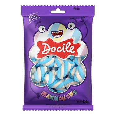 Imagem de Maxmallows Docile Twist Azul e Branco 220g
