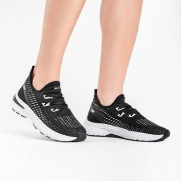 Imagem de Tênis Feminino Academia Caminhada Esportivo Branco BF Shoes Elite-Feminino