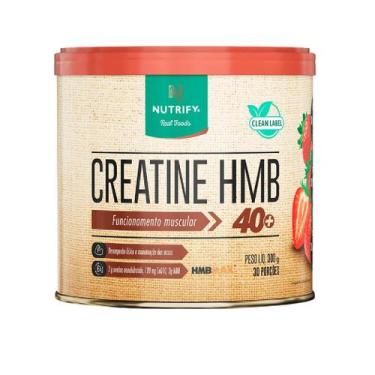 Imagem de Creatine HMB Creatina Monohidratada 40+ Sabor Morango 300g Nutrify
