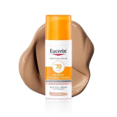 Imagem de Protetor Solar Facial Antimanchas Eucerin Sun Pigment Control Tinted A
