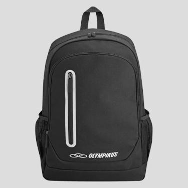 Imagem de Mochila olympikus braze unissex preto/prata, tamanho unico