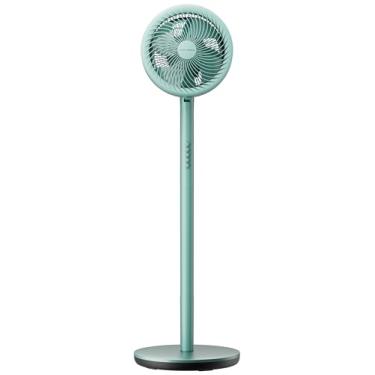 Imagem de HEPAT WORLD Ventilador de Coluna Silencioso 27cm Turbo, 4 Velocidades, Oscilante, Hélices em Alumínio + PP, Bivolt 110V/220V, Rosé/Azul/Preto/Verde