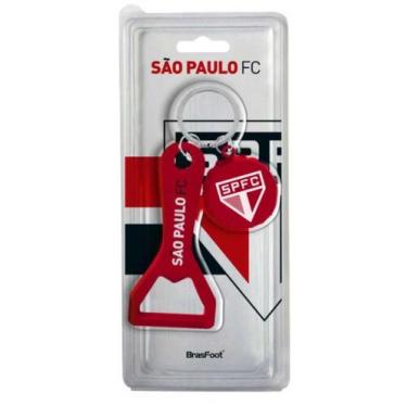 Imagem de Chaveiro Tampa + abridor garrafa Times de Futebol sortidos Cor:São Pau