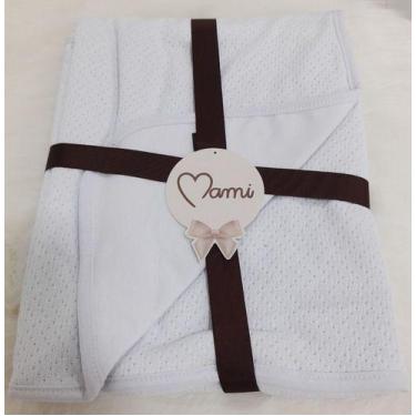 Imagem de Manta Bebe Tricot Forro De Malha Mami Batizado Enxoval 5708 - Papi, Br