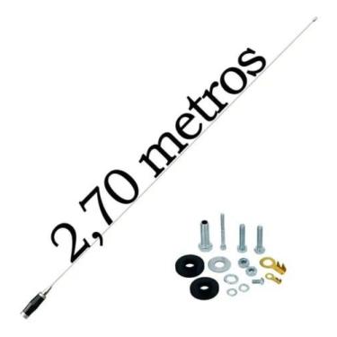 Imagem de Antena PX Marinox 1/4 Pop 11m 2,70 base PU - Aquário
