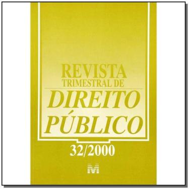 Imagem de Revista trimestral de direito publico ed. 32 - MALHEIROS EDITORES, 3