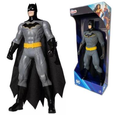 Imagem de Boneco Batman Vinil Articulado Grande Original Brinquedo Rosita 45 cm