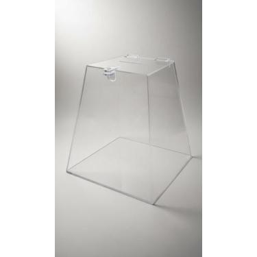 Imagem de Urna Acrílica Transparente Piramidal 20cm - Congratulations Store