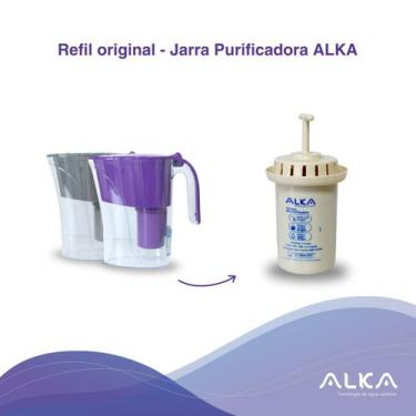 Imagem de Refil para Jarra Purificadora Alka Eleva Ph Reduz Cloro e Odores