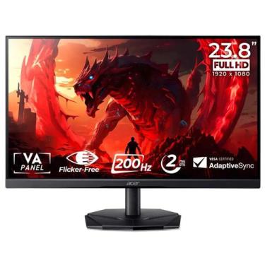 Imagem de Monitor Gamer Acer Nitro 23.8 200hz 2ms Fhd Hdmi Va Kg241y-x Preto 127