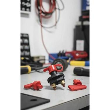 Imagem de 2x Chave Geral Bateria 12V/24V Universal Carro Barco Isolado - Congrat