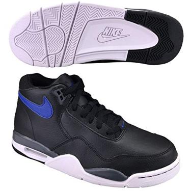 Imagem de Tênis de basquete masculino Nike Flight Legacy Bq4212-003, Black/Hyper Blue-dk Smoke Grey-white, 10.5