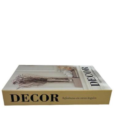 Imagem de Livro Caixa De Papelão Decorativo Estampa 'Decor' - Dünne It