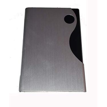 Imagem de 1 porta-cartões de visita de metal genérico, porta-cartões de visita, sublimação em branco, tinta de transferência de calor