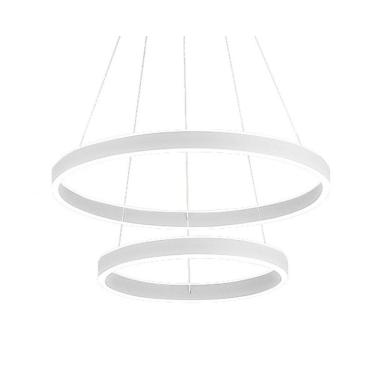Imagem de Luminária Pendente Halo Double 106W 3000K Branco Bivolt