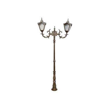 Imagem de Poste Colonial Veneza Jardim de Alumínio 02 Luminária 2,42m