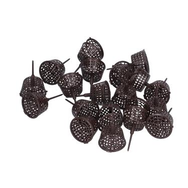 Imagem de Recipiente de fertilização, cesta de adubo de plástico 20 peças caixa de adubo de bonsai antienvelhecimento cesta de malha para plantas em vaso para plantar fertilização