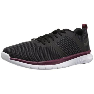 Imagem de Reebok Tênis masculino Pt Prime Runner, Preto/Carvão/Cinza Cinza/Ferrugem, 45