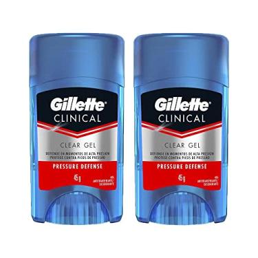 Imagem de Kit Desodorante Gillette Clinical Gel Pressure Defense 45g Com 2