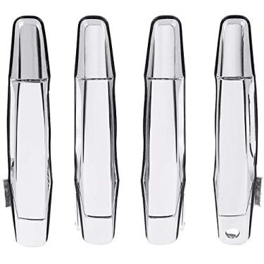 Imagem de 4 peças de alça de porta externa dianteira traseira do motorista e do passageiro para 2007-2014 Cadillac Escalade Chevy Avalanche Silverado Suburban Tahoe GMC Sierra Yukon Substitui 20828258 22738721 25960525