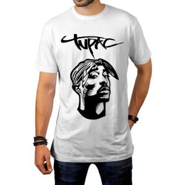 Imagem de Camiseta Unissex 2Pac Tupac Shakur Rap Thug Life Infantil Adulto - Hot