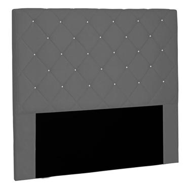 Imagem de Cabeceira Queen Size 1,60m Tàzio Suede Cinza - Gran Belo