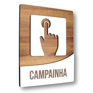 Imagem de Placa De Sinalização | Campainha - MDF 18x14cm