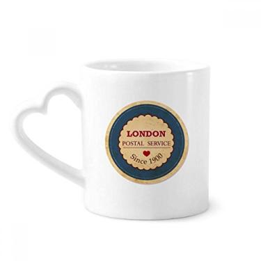 Imagem de Love UK Londres Britânico Inglaterra Caneca de café cerâmica copo de coração de vidro