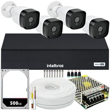 Imagem de Kit CFTV 04 Câmeras Importadas G2 MHDX 1004-C 500GB