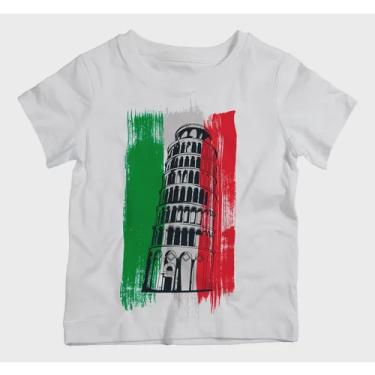 Imagem de Camiseta Infantil Torre De Pisa Itália