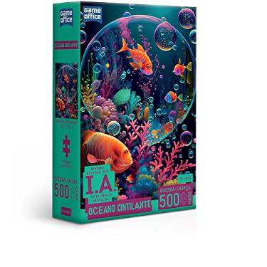 Imagem de Toyster - Quebra-cabeça: IA: Oceano Cintilante - 500 peças nano - Game Office